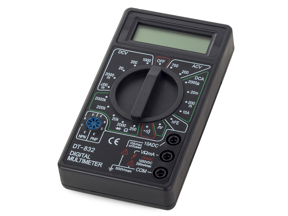 Цифровой мультиметр DT-832 с ЖК-дисплеем