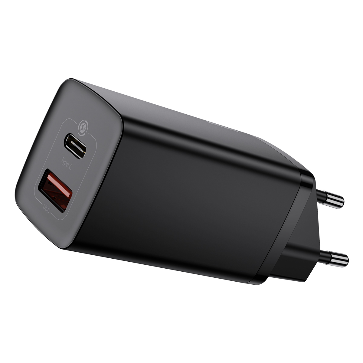 Baseus GaN2 Lite Wall Travel Charger Adapter USB / USB Type C 65W, Black | Зарядное Устройство