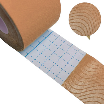 Sports Athletic Weightlifting Adhesive Thumb Cohesive Kinesiology Recovery Tape Wrap for Muscle Fitness 50mm, Beige