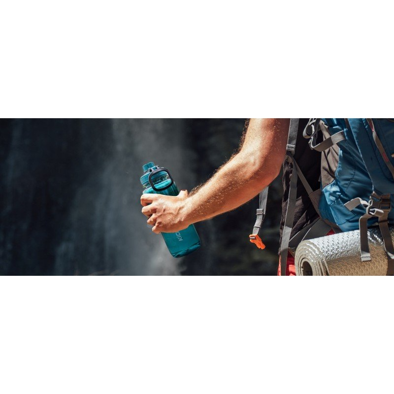 KiCA SB01 sporta pudele 1000 ml, balta