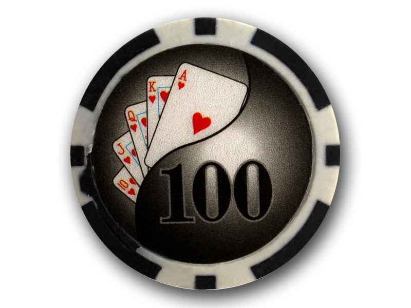 Pokera Žetoni (100 Žetonu Komplekts)