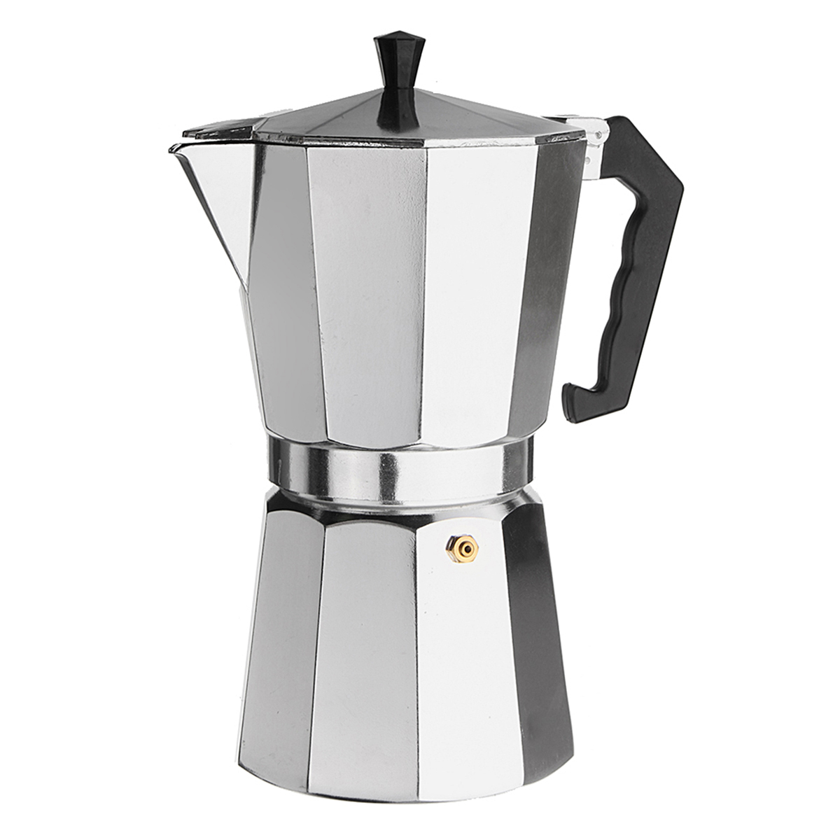 Espresso Kafijas Vārāmā Kanna un plīts, geizera 600ml, Sudraba | Moka Pot Coffee Maker 12 Cup