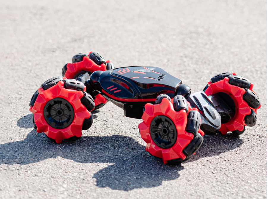 Maxlife MXRC-100 Double-sided RC Stunt Car, Red