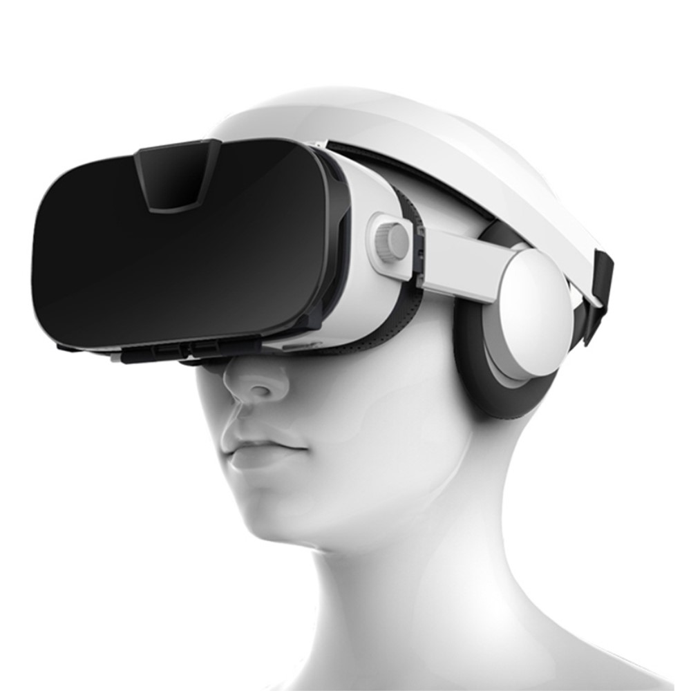 Fiit VR 3F Stereo Video 3D Virtuālās Realitātes Brilles Telefonam, Balta  |...