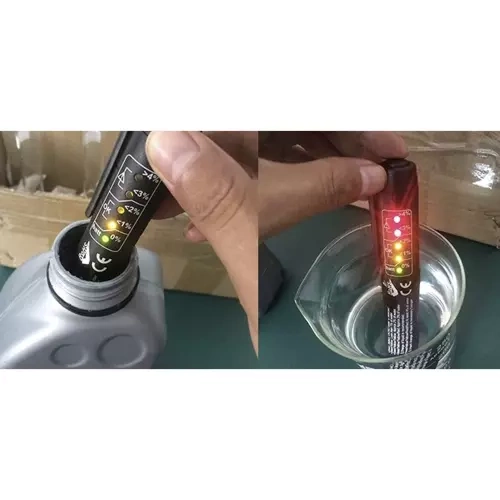 Testeris, detektors bremžu šķidruma kvalitātes noteikšanai, 5 LED | Brake Fluid Quality Tester, Detector
