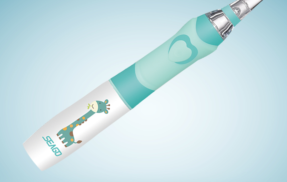 Seago SG-977 Kids Sonic Electric Toothbrush (green)