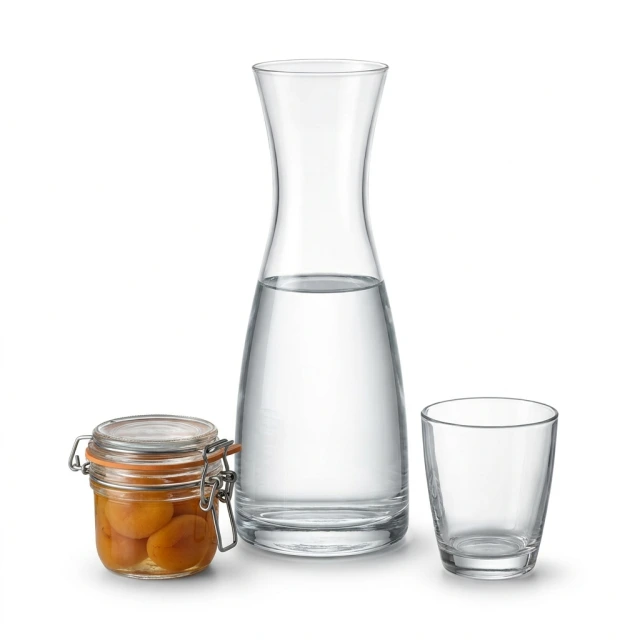Glasses, Carafes and Preserving Jars