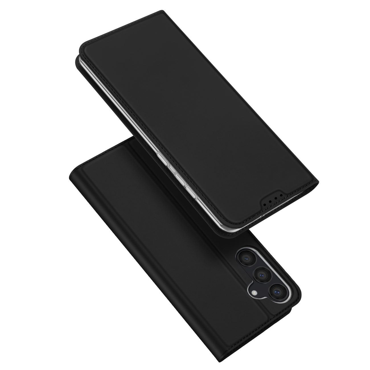Samsung Galaxy S24 (SM-S921) DUX DUCIS Magnetic Book Case Cover, Black | Telefona Vāciņš Maciņš Apvalks Grāmatiņa