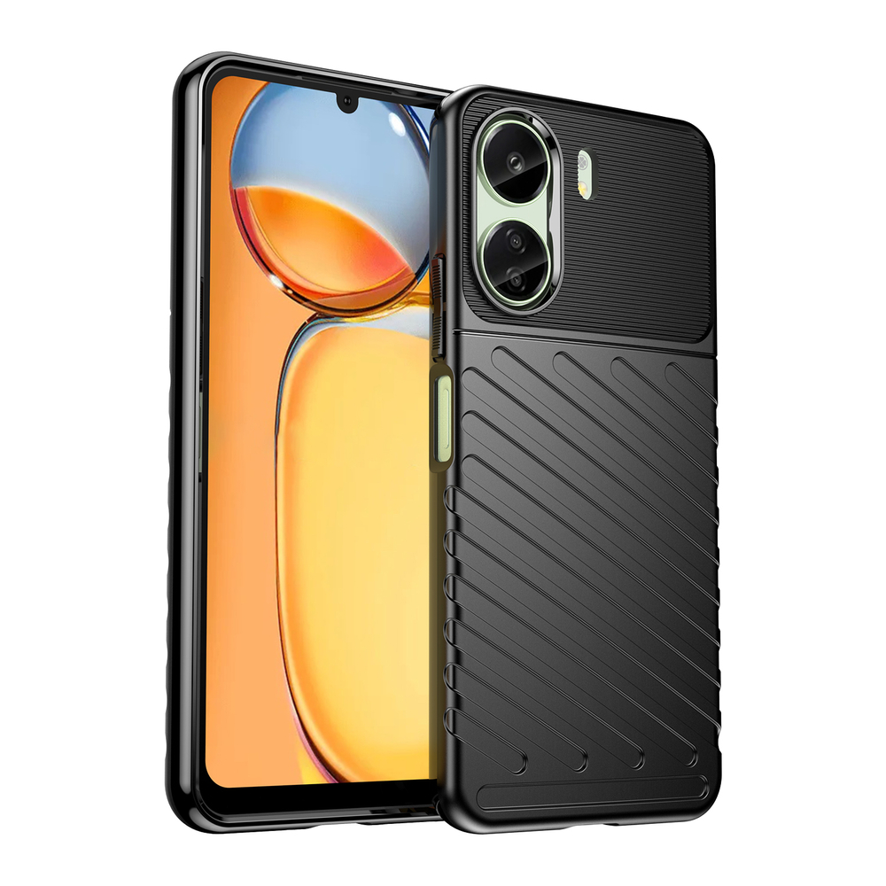 Чехол для Xiaomi Redmi 13C Thunder Case, черный