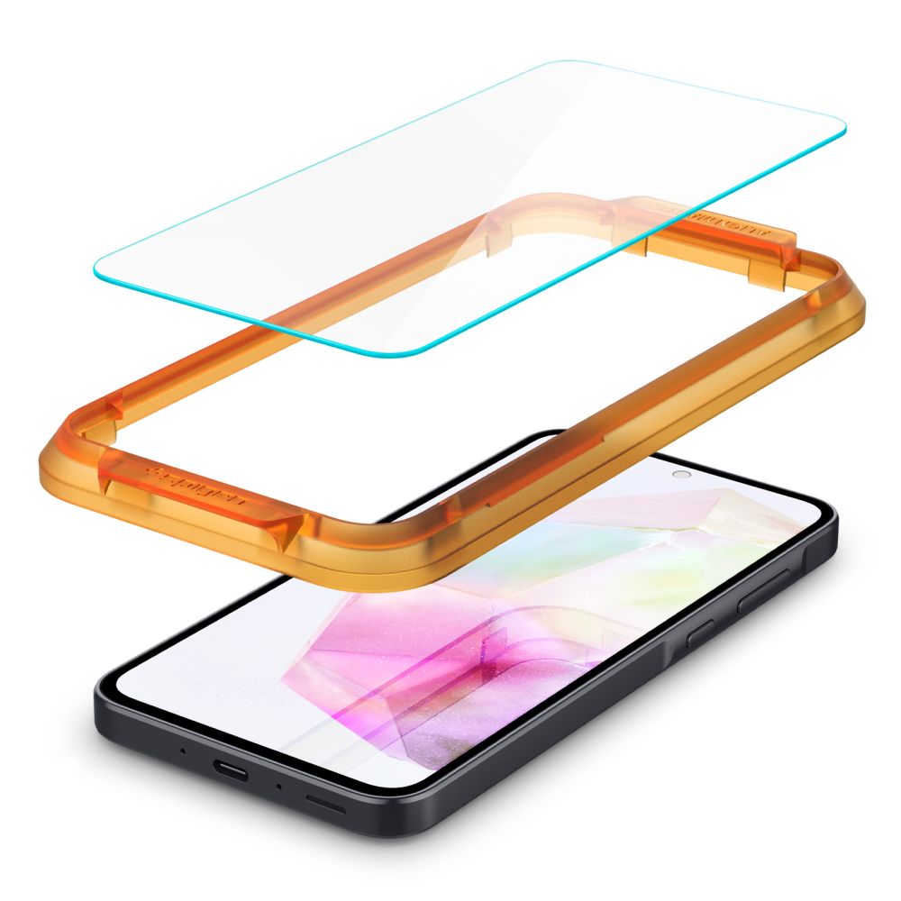 Samsung Galaxy A35 ( SM-A356E/DS ) / A55 ( SM-A556B/DS ) Spigen ALM GLAS.TR Tempered Glass 2-Pack | Защитное...