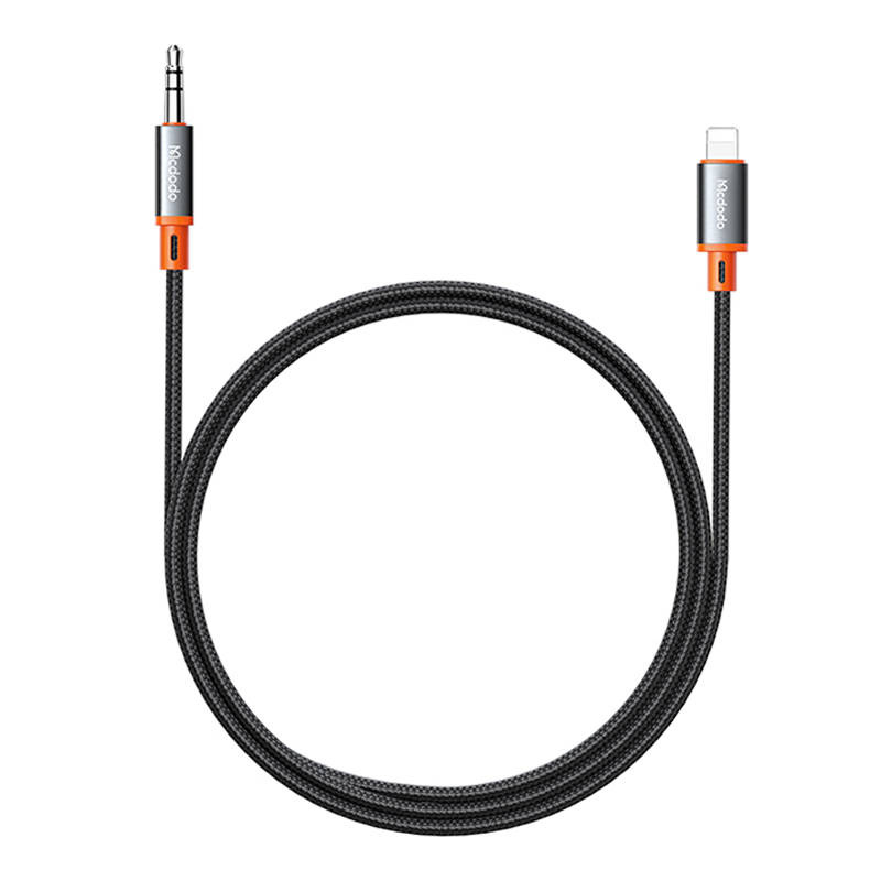 Mcdodo CA-0780 Audio Cable iPhone Apple Lightning to Mini Jack AUX 3,5mm, 1.2m, Black
