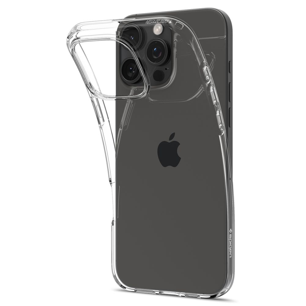 Apple iPhone 16 Pro Max 6.9\'\' Spigen Liquid Crystal TPU Case Cover, Transparent