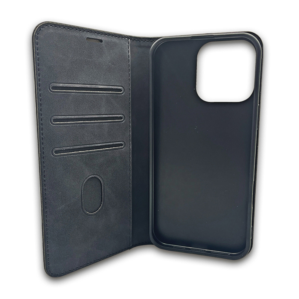 TFO Smart Suede Wallet Case for Samsung Galaxy A25 5G, Black