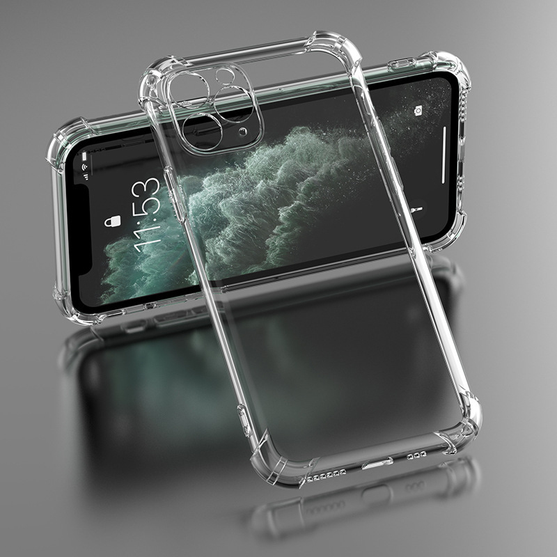Google Pixel 9 / 9 Pro Anti-slip 4 Corners Shockproof Cover Case, Transparent