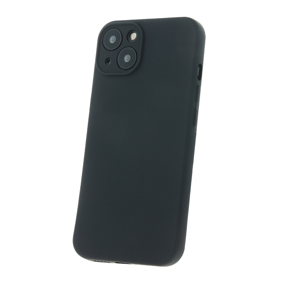 Apple iPhone 16 6.1\'\' Matt Silicone Color Case Cover, Black