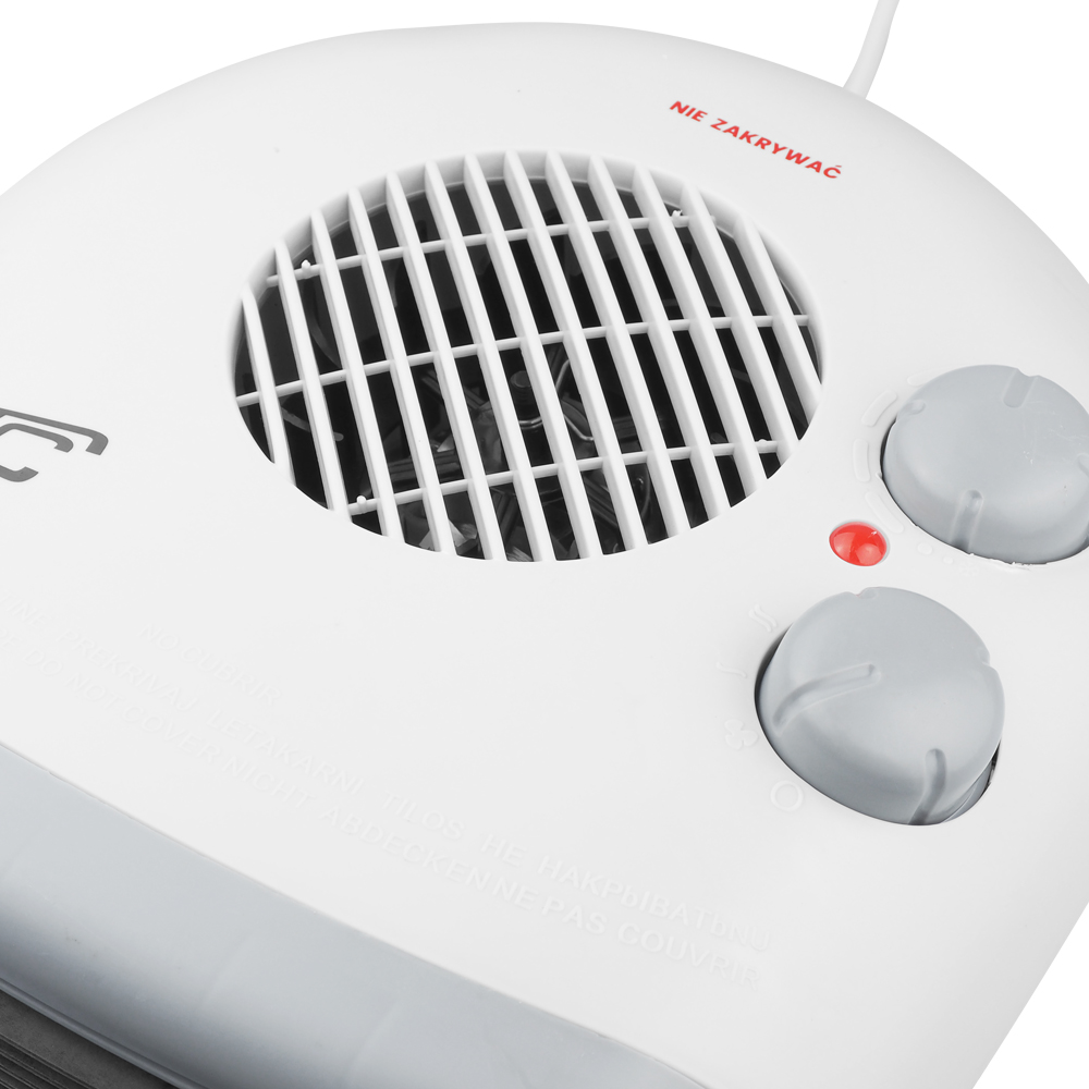 LTC Slim Elektriskais Telpas Sildītājs Apsildītājs Termoventilators, 1000W / 2000W | Electric Heater for Home Office