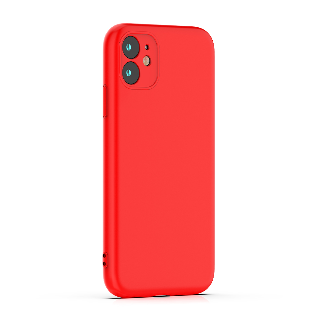 Samsung Galaxy S25+ Plus ( SM-S936 ) Matt Silicone Color Case Cover, Red