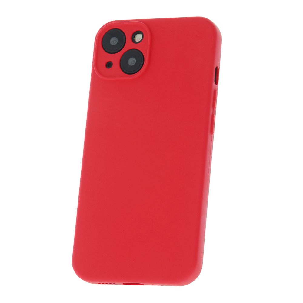 Samsung Galaxy S25+ Plus ( SM-S936 ) Matt Silicone Color Case Cover, Red