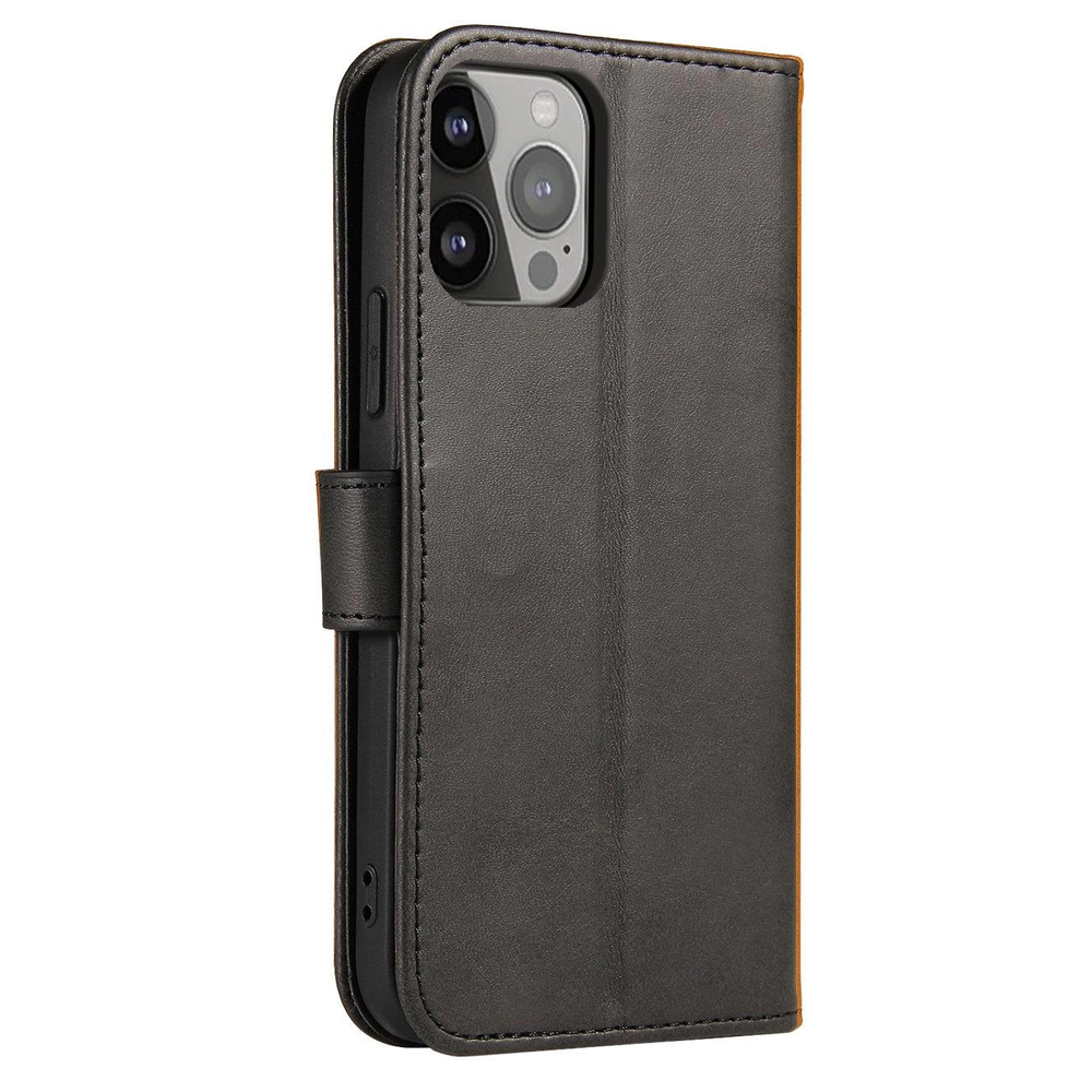 Samsung Galaxy S25+ atverams vāciņš maciņš grāmatiņa Magnet Case, melns