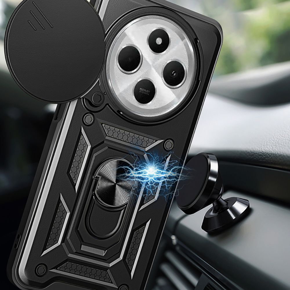 Xiaomi Redmi 14C Tech-Protect CamShield Pro Case Cover, Black | Чехол Кейс Бампер Кабура для...