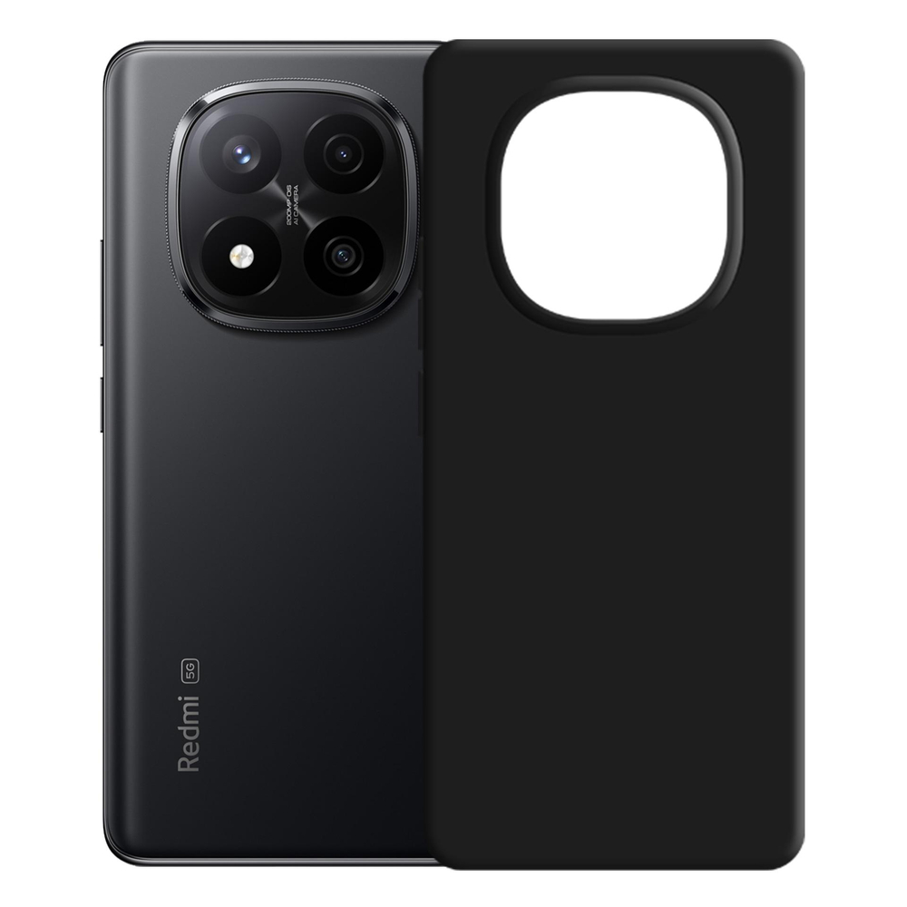 Чехол 3mk Silicone Case для Xiaomi Redmi Note 14 Pro+, черный