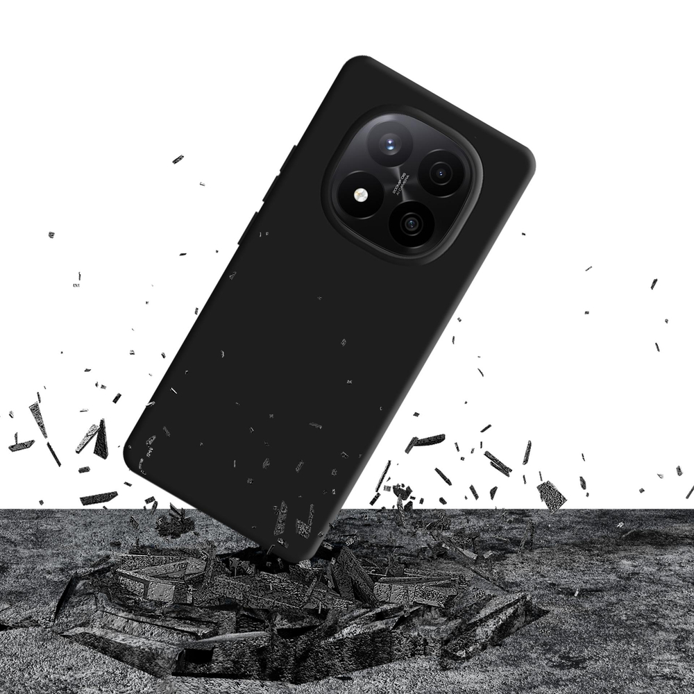 Чехол 3mk Silicone Case для Xiaomi Redmi Note 14 Pro+, черный