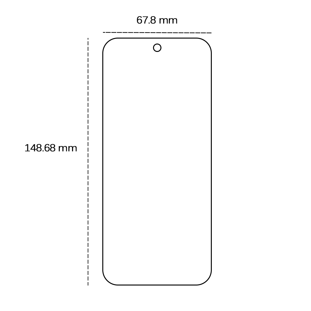 Google Pixel 9a - Защитное Стекло (Узкое, до Изгибов) | Tempered Glass Screen Protector
