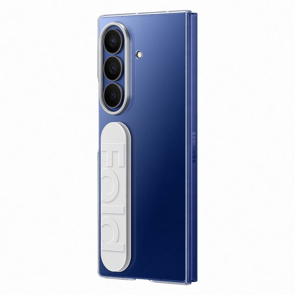Samsung Galaxy Z Fold 7 (SM-F966B/DS) Original Clear Grip Case Cover, Transparent (EF-QF966CTEGWW)
