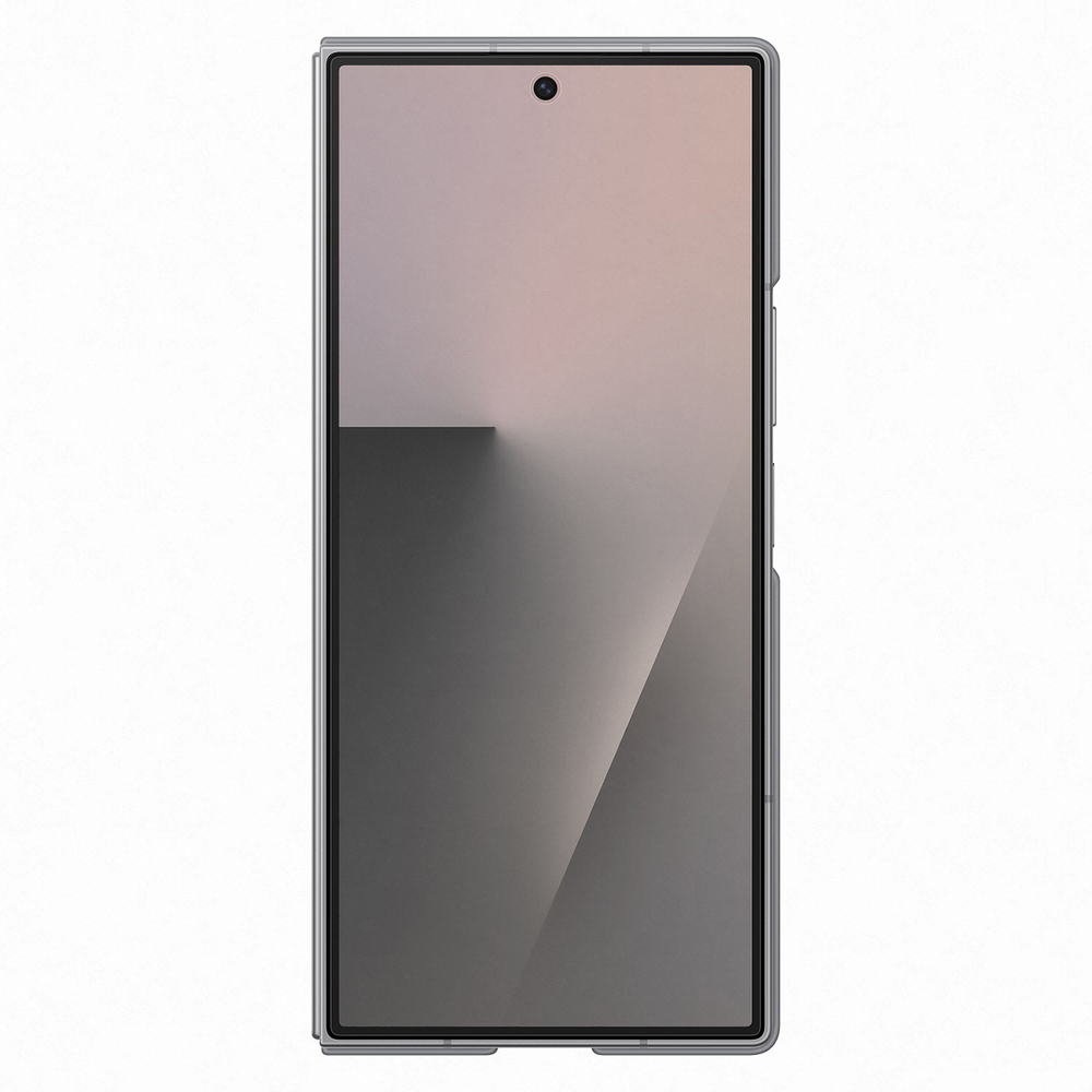 Samsung Galaxy Z Fold7 vāciņš Silicone Case ar statīvu un turētāju, pelēks