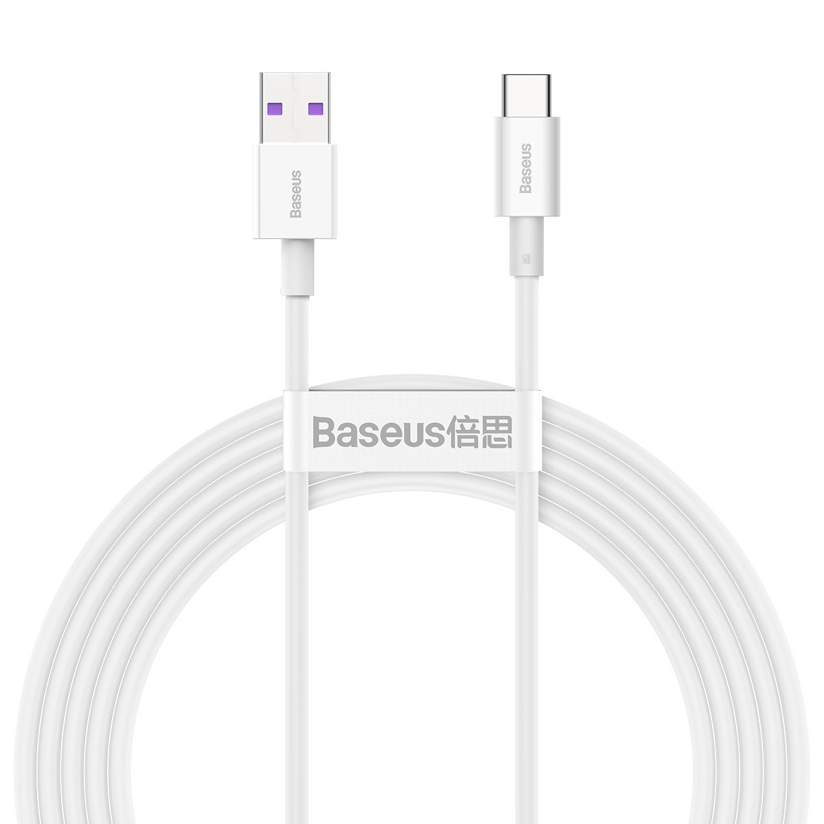 Baseus Superior Series USB to USB Type C Data Charging Cable, 66W, 2m, White