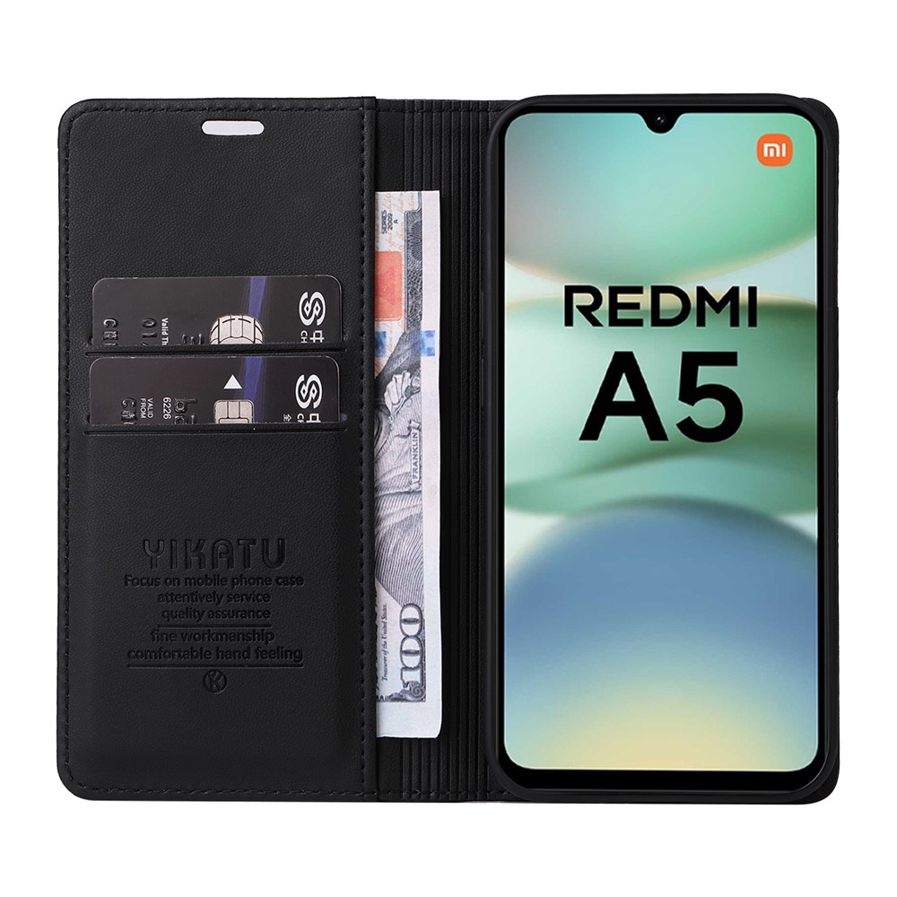 Flip-Ledertasche Für Xiaomi Redmi A5 4G – Mit Schutzfolie, Magnetverschluss, Ständer