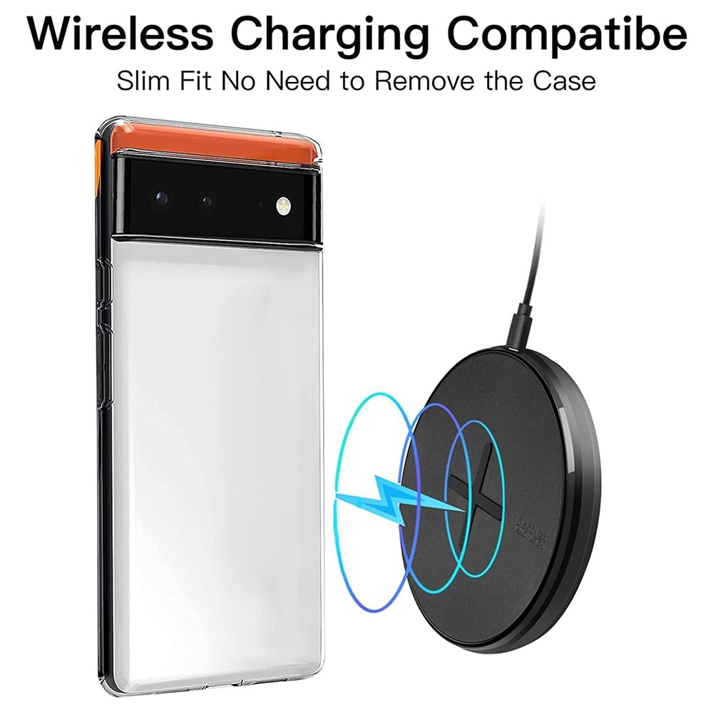 Gogole Pixel 7a Ultraslim TPU Case Cover, Transparent | Caurspīdīgs Silikona Vāciņš Maciņš Apvalks Bampers (3)