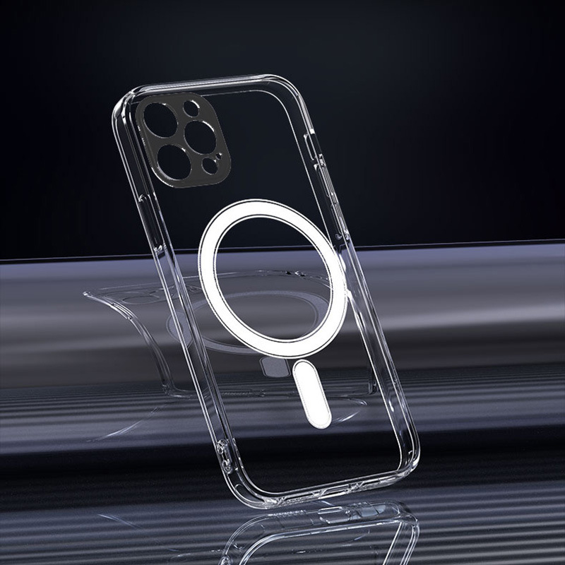 Apple iPhone 17 Pro 6.3\'\' Anti Shock 1,5 mm MagSafe TPU Case Cover, Transparent