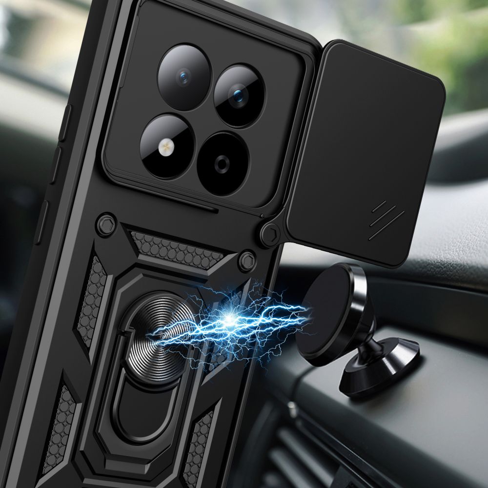 Tech-Protect Xiaomi Redmi Note 15 Pro 5G vāciņš CamShield Pro, melns