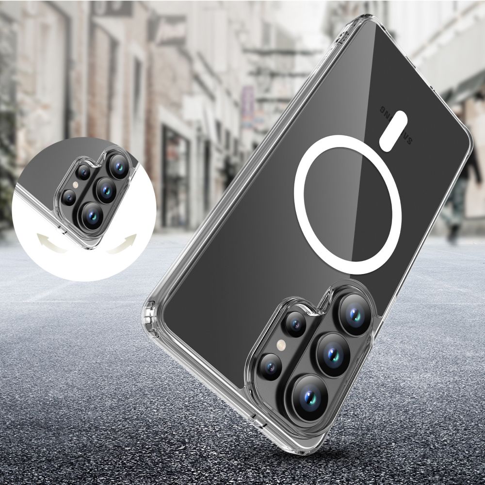 Чехол Tech-Protect для Samsung Galaxy S26 Ultra FlexAir Hybrid MagSafe, прозрачный