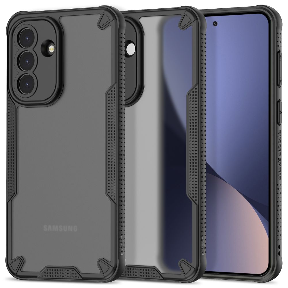 Tech-Protect Samsung Galaxy A57 5G Case Rugged Shield, Translucent Black