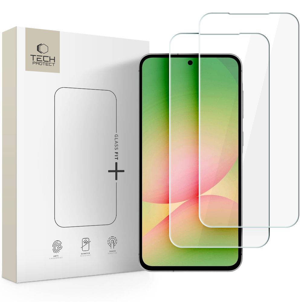 Samsung Galaxy A57 (SM-A576B/DS) / A37 (SM-A376E/DS) Tech-Protect Glass Fit+ Tempered Glass 2x | Защитная...