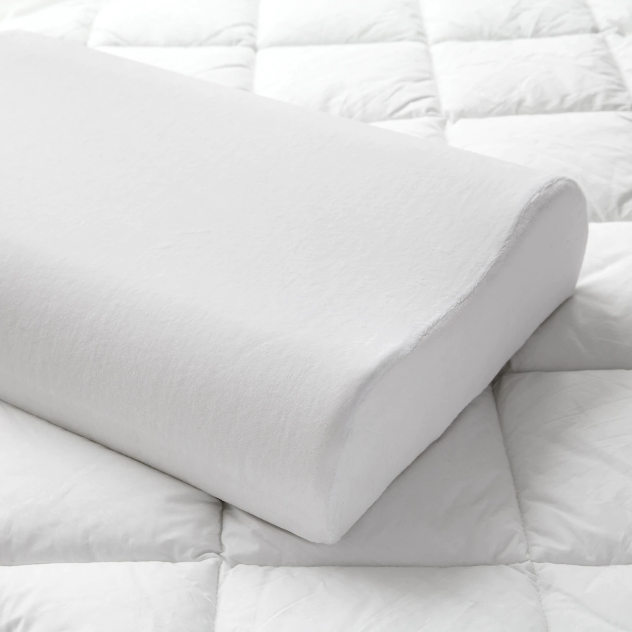 Orthopedic Memory Foam Pillow, Hypoallergenic, 50x30 cm