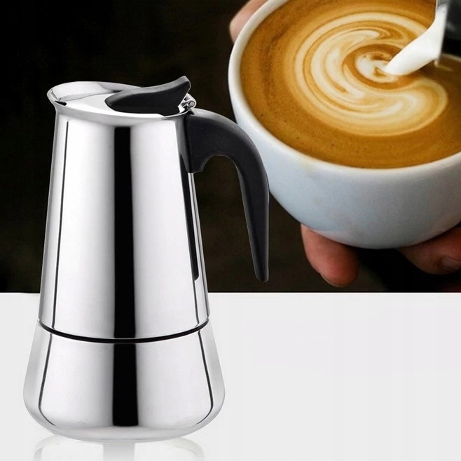 Гейзерная кофеварка Эспрессо 450мл | Moka Pot Coffee Maker 9 Cup