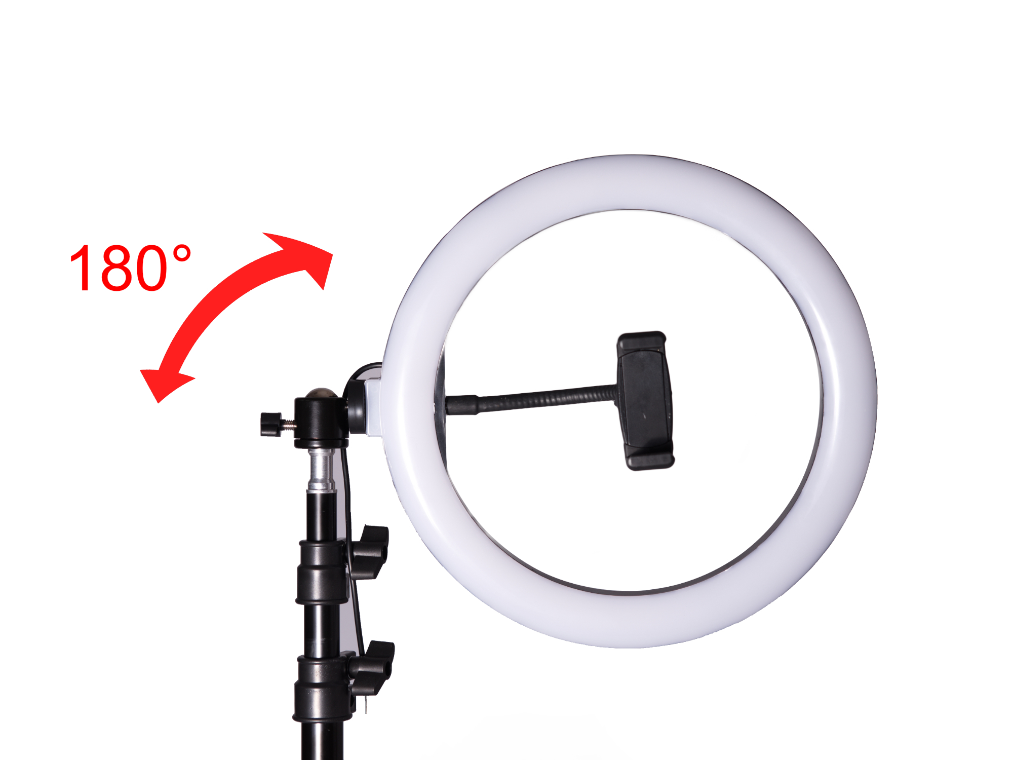 Pastāvīgās dienas gaismas komplekts ar statīvu + LED 60W | Tripod Mount + LED Ring Photo Video Light
