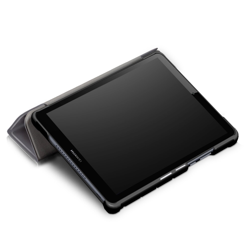 Huawei MediaPad M5 Lite 8.0" Tri-fold Stand Cover Case, Gray | Vāks Apvalks Pārvalks Grāmatiņa Planšetdatoram (0)