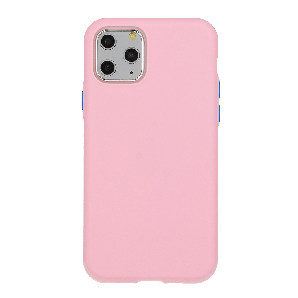 Huawei P30 lite 2019 (MAR-L01A, L21A, LX1A) Solid Silicone Case Cover, Light Pink | Telefona Vāciņš Maciņš Apvalks...