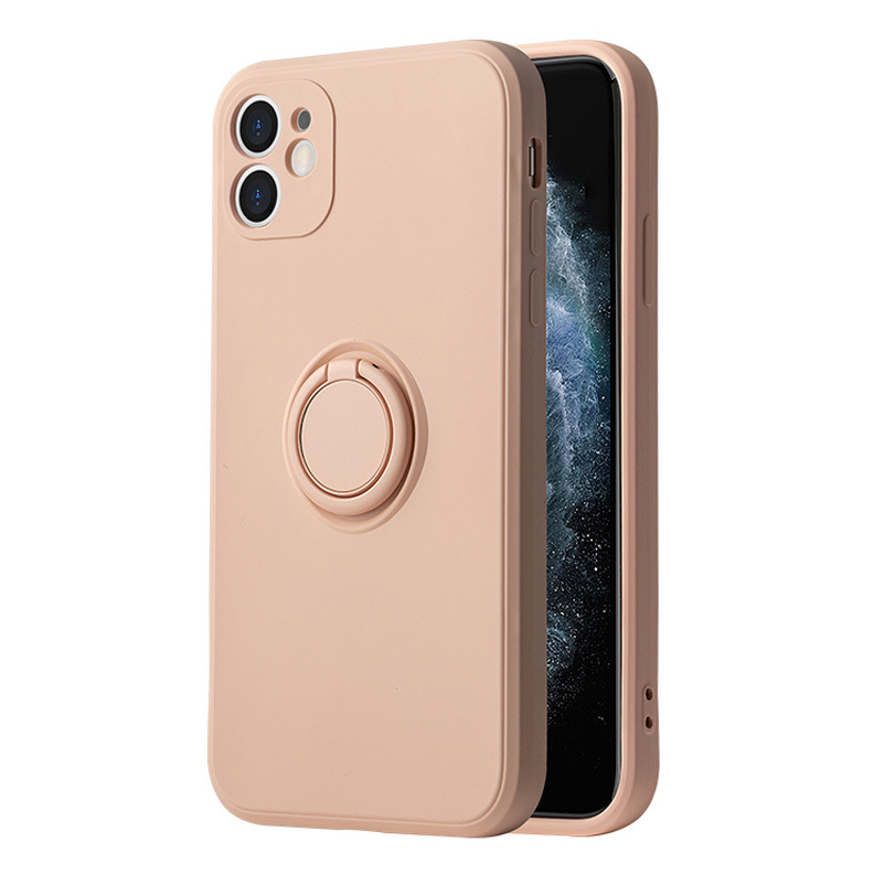 Apple iPhone XR 6.1" Vennus Silicone Ring Case Cover, Pink | Telefona Maciņš Vāciņš Apvalks Bampers