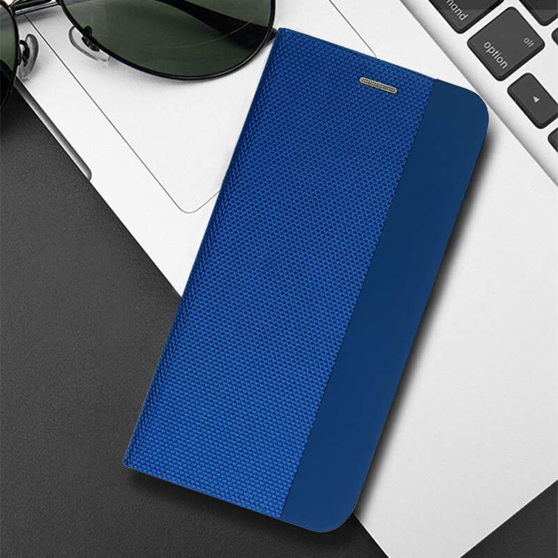 Xiaomi Mi 10 / Mi 10 Pro Vennus Sensitive Book Case Cover, Blue | Telefona Vāciņš Maciņš Apvalks Grāmatiņa