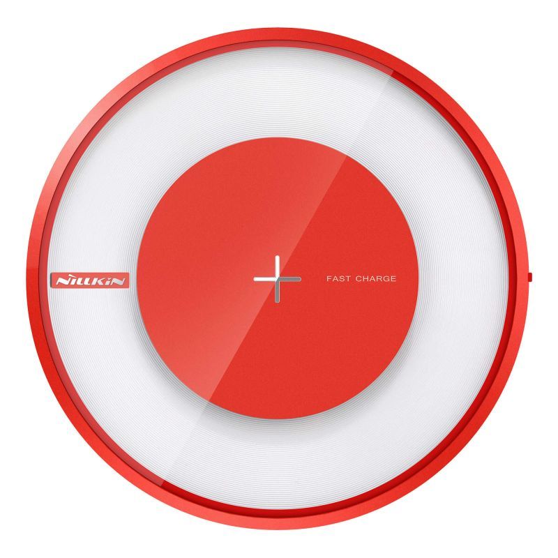 Nillkin Fast Wireless Qi Charger 10W, Red | Ātrās Bezvadu Uzlādes Ierīce