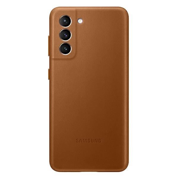 Original Samsung Galaxy S21+ Plus (SM-G996B) Genuine Leather Cover Case, Brown (EF-VG996LA) | Oriģināls Telefona...