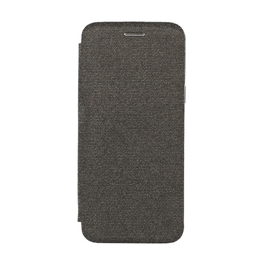 Samsung Galaxy S8+ Plus (G955F) Book Vennus Cotton Case Cover, Black | Telefona Maciņš Vāciņš Apvalks Grāmatiņa