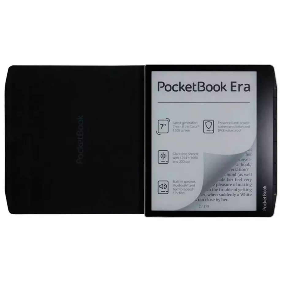 PocketBook Era Wireless Charge Cover HN-QI-PU-700-BK-WW Canvas Black