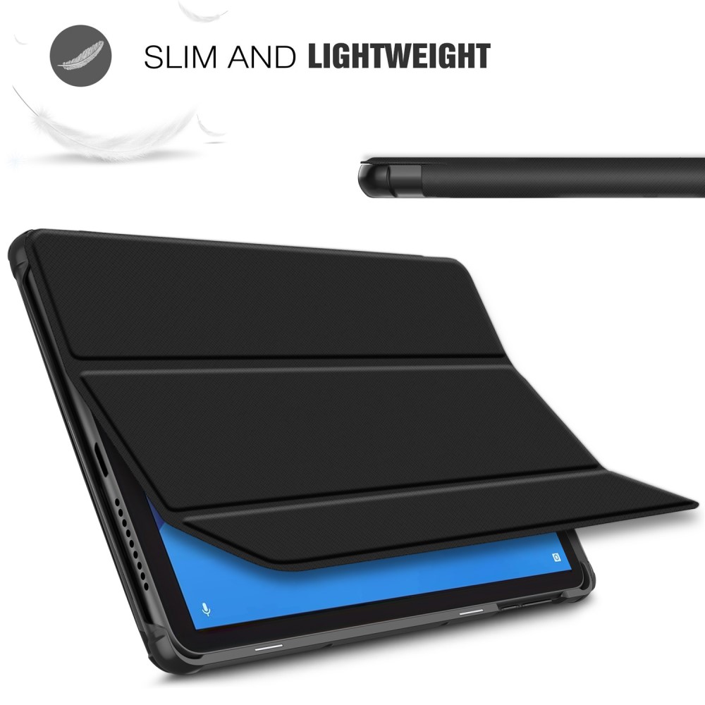 Tri-Fold Series Lenovo Tab M10 FHD Plus Folio Case - Black - View #9