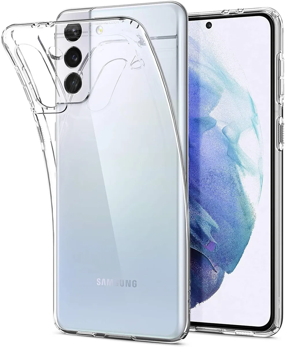 Samsung Galaxy S21 FE 5G (SM-G990B/DS) Slim TPU Case Cover, Transparent | Чехол Обложка Бампер Кабура для Телефона